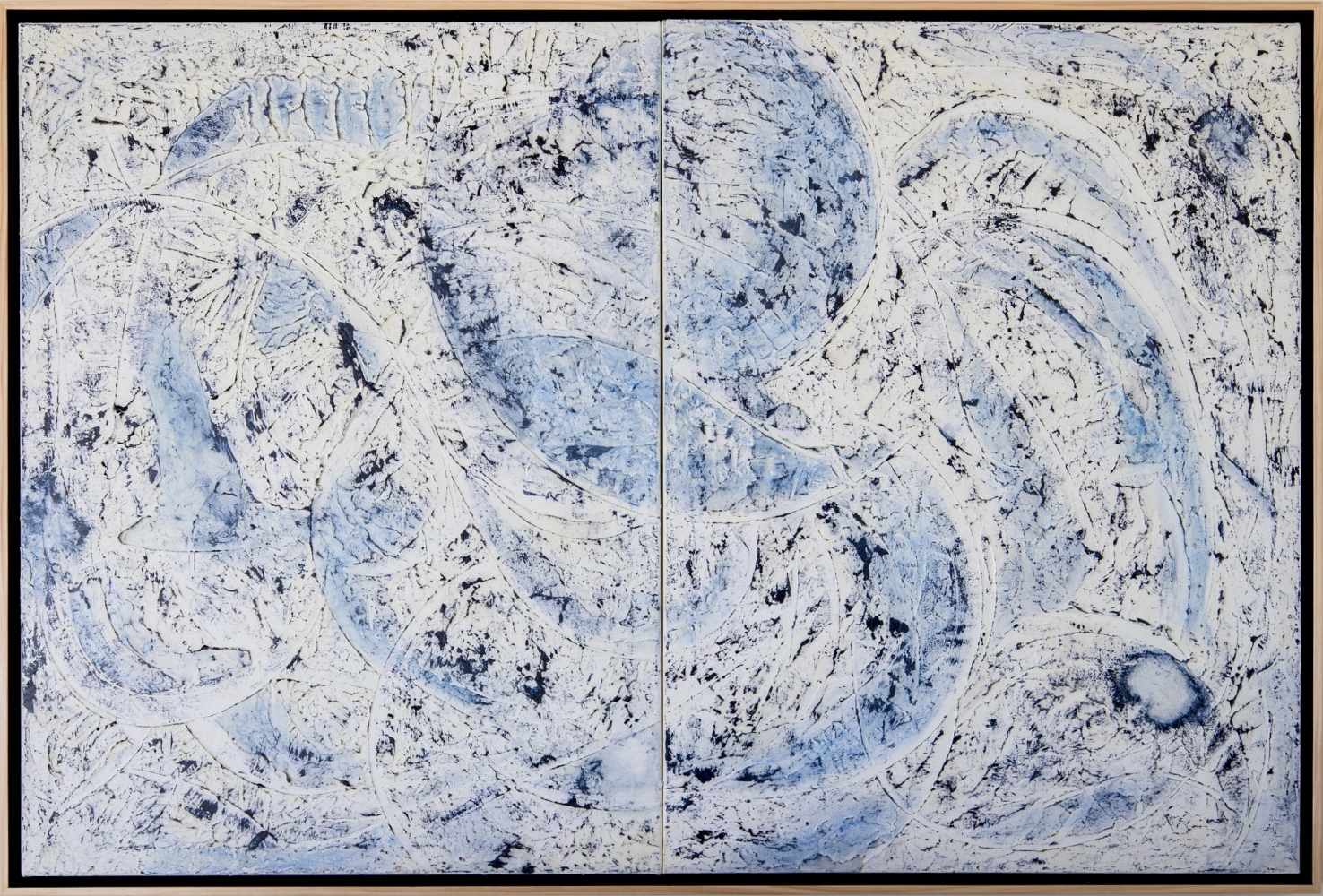 Jill Krutick, Octopus, 2018, Swirl Series, 48 x 72 inches, Acrylic on Canvas