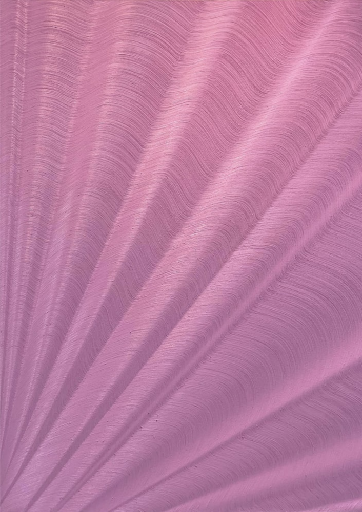 Hamilton Aguiar, Optical (Pink), 2021, Oil on canvas, 72 x 48 inches