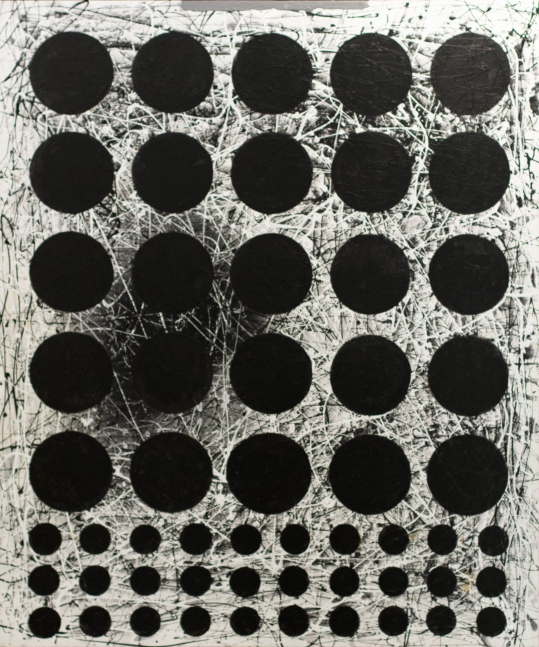 J. Steven Manolis, Black & White (Graphic) 2020, 72 x 60 inches, Acrylic and Latex Enamel on Canvas, geometric abstract art, Abstract Expressionism art for sale at Manolis Projects Art Gallery, Miami, Fl