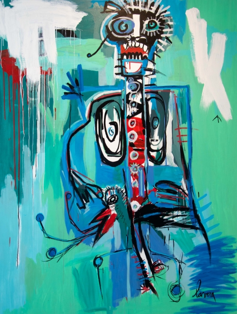 El Hombre de Pajaro, 2018, Acrylic on Canvas